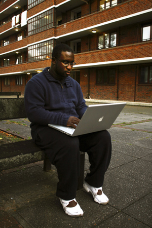 Milton Gardens Estate resident Shaun Ashby