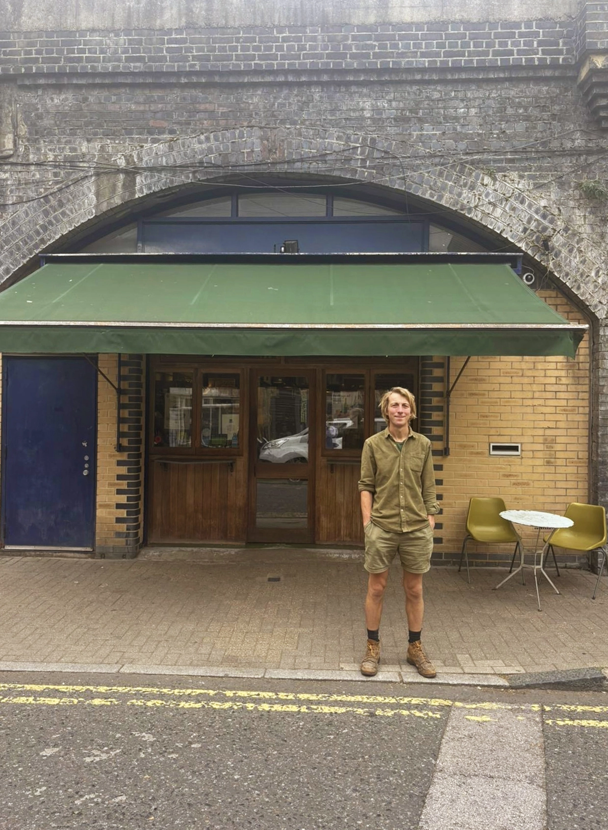Ben MacKinnon outside E5Bakehouse