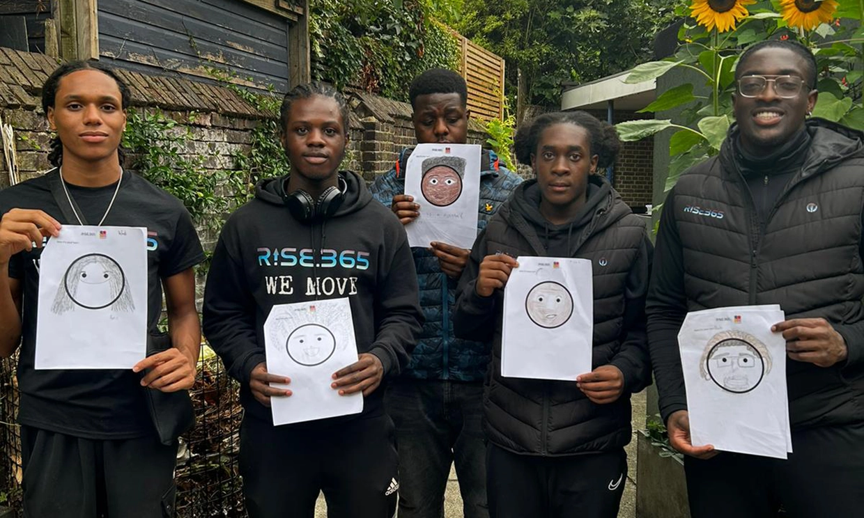 The emoji designs as initial drawings