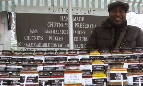 Ian Jennings of Kush Cuisine, who hand-makes his own huge range of preserves using fresh ingredients from local farms