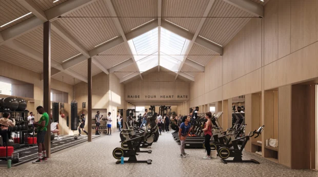 CGI of what the gym will look like