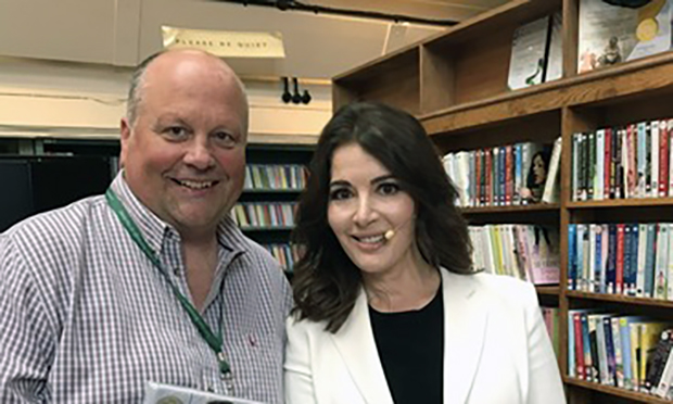 Chris Garnsworthy and Nigella Lawson