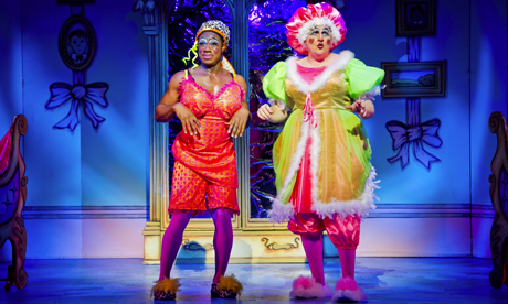 Cinderella - Hackney Empire - 26 November 2011Cinderella - Sophia RagavelasQueeniqua - Tony WhittleVictiqua - Kat BBaron Hardup - Peter StrakerPrince Charming - Wayne PerreyButtons - Matt DempseyWicked Stepmother - Joanna RidingDandini - Tee Jay Cinderella Hackney Empire 2011