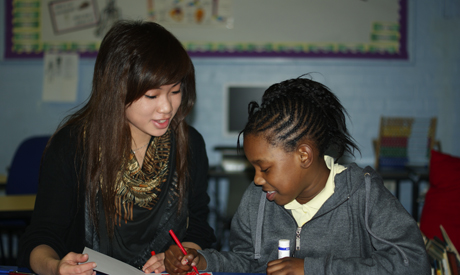Encouraging enthusiasm: Reach Out mentors help kids get creative