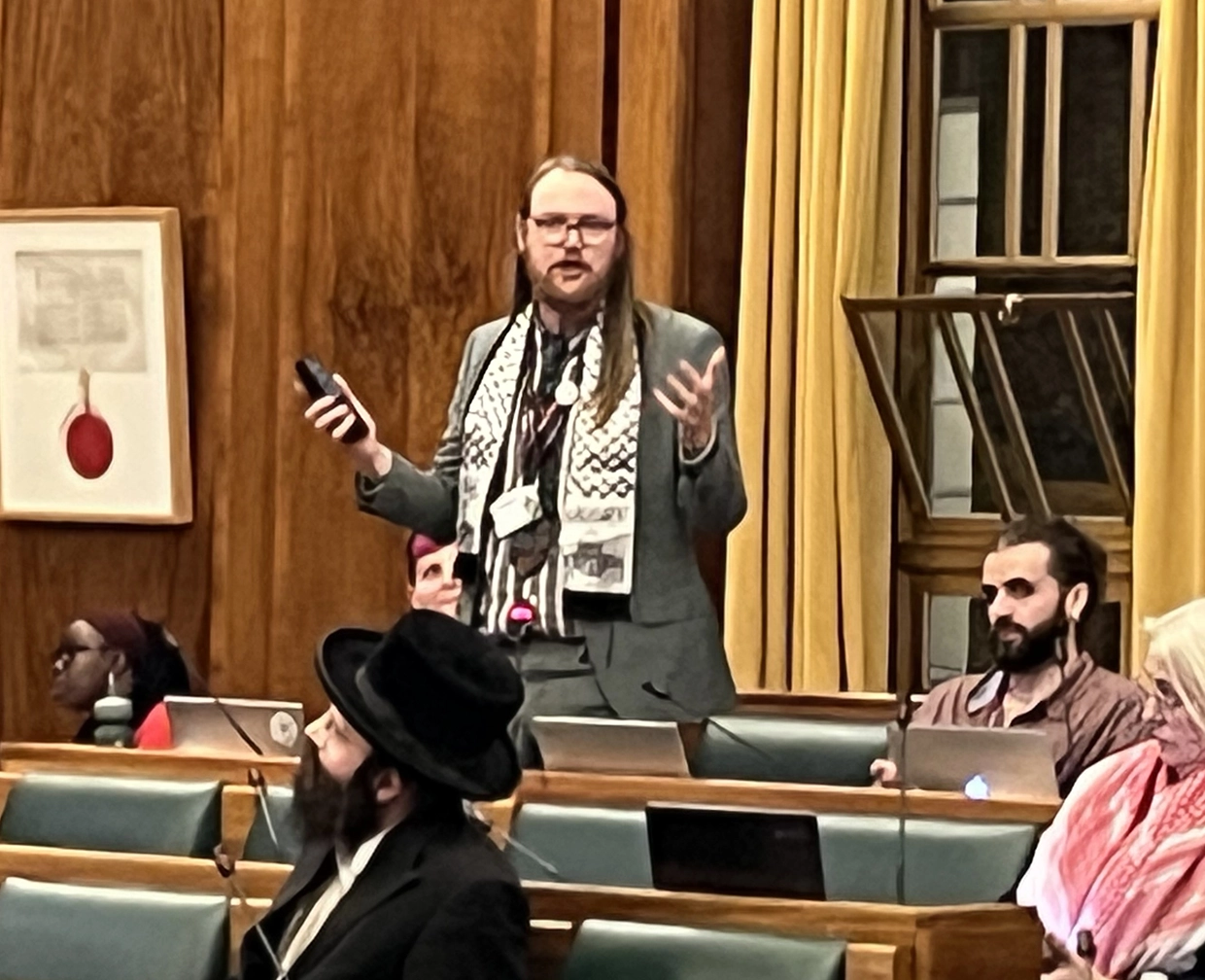 Green party councillor Alastair Binnie-Lubbock