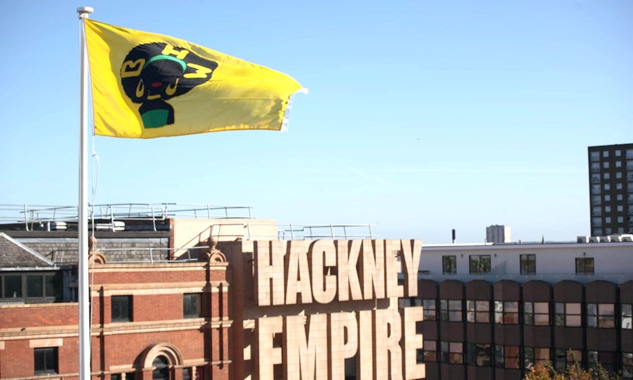 Hackney Council black history season flag