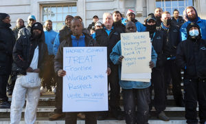 Hackney Council protesters