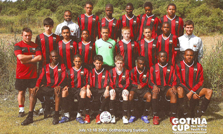 Hackney and Tower Hamlets Schools football team 001 Hackney and Tower Hamlets Schools' football team