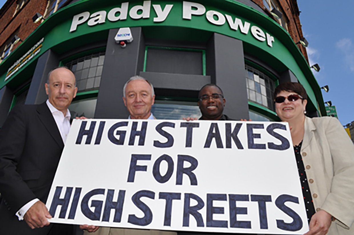 Paddy Power betting shop photograph