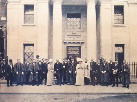 Homerton Library opening 1913, web Homerton Library opening, 1913
