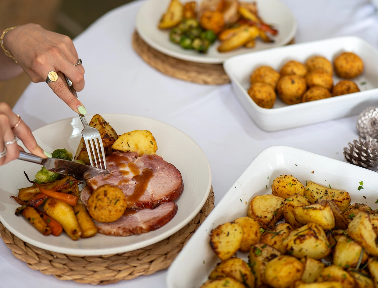 Humdingers Christmas dinner