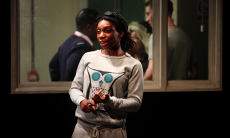 Michaela Coel in a scene from Home. Photograph: Ellie Kurttz