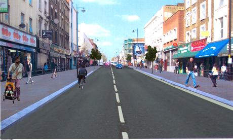 Kingsland High Street Dalston artist impression 001 Kingsland High Street, Dalston - artist's impression