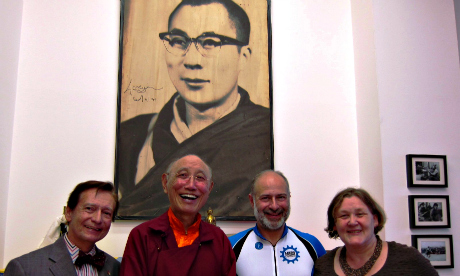 Riki Hyde-Chambers, Lama Chime Rinpoche, Fabian Hamilton MP, Philippa Carrick