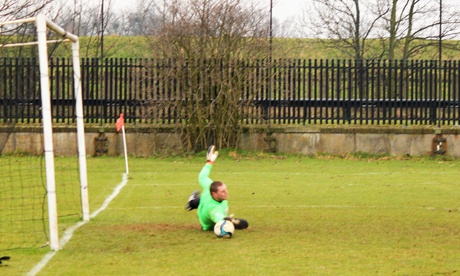 Lea Valley FC Dean Banks saves penalty from Weirside Rangers Cup Quarter final 006 Dean Banks saves a penalty from Weirside Rangers in Cup Quarter final