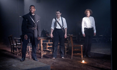 Light_Shining_on_Buckinghamshire_photo_by_Robert_Workman 006 Kobna Holdbrook-Smith, Helen Lymbery and Michelle Terry in Light Shining in Buckinghamshire Photo: Robert Workman