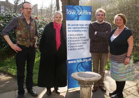 Hackney Community Law Centre staff and patron Hackney Community Law Centre staff and patron
