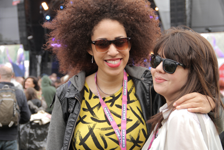Lovebox 2012 two revellers main stage web Lovebox 2012 two revellers main stage
