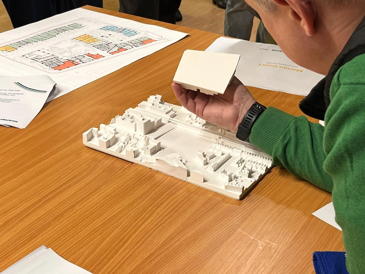 Model of the proposals for Marian Court