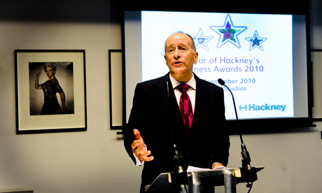 Mayor Jules Pipe speaking at his Business Awards 2010 reception. Photo: Sean Pollock