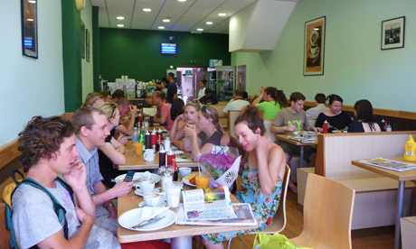 The newly re-opened Mess Cafe on Amhurst Road 