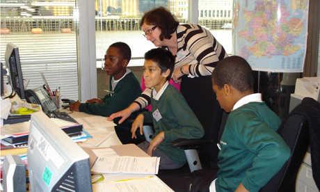 Nightingale School students at the Children's Commissioner's office London Bridge 006