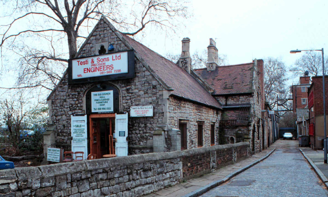 Sad: the Old school building, once used by engineers.