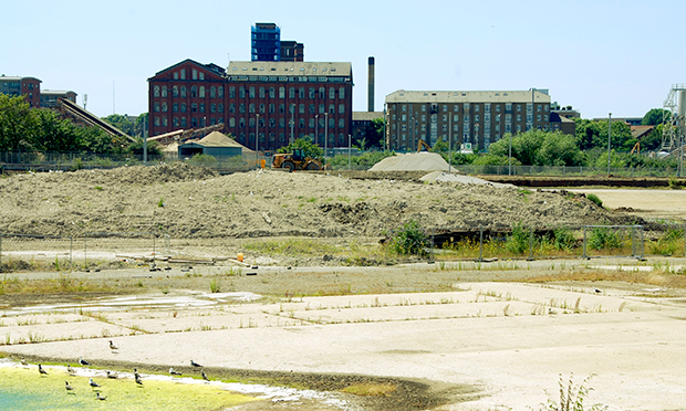 Derelict site under consideration for the industrial plant