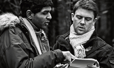 Owen Sheers with Amit Gupta director Resistance