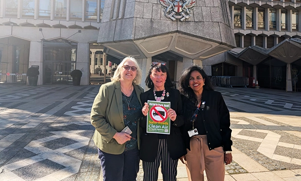 Penny Wrout, Christine Jackson and Claudia Turbet-Delof