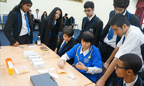 Annual taster day at Kings College London for our future medics to gain an insight of what studying medicine at university truly entails. Photograph: Petchey Academy