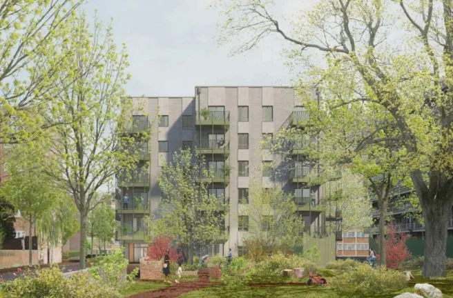 What the new developments in Hoxton's Cropley Court could look like