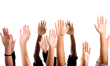 Raised Hands