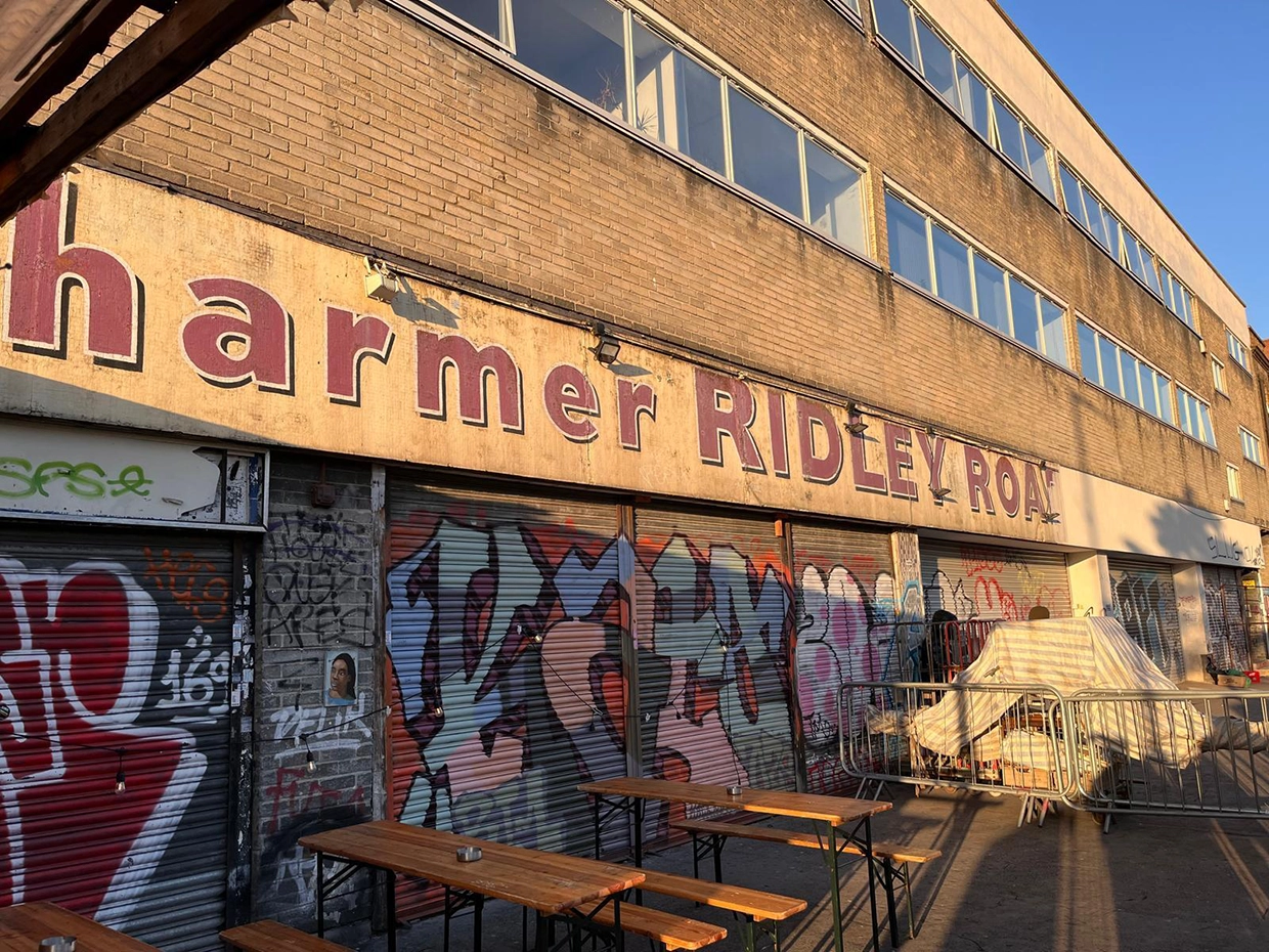 Ridley Road Shopping Village frontage