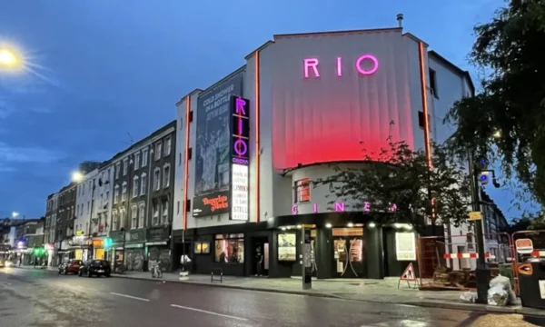 Exterior of the Rio cinema.