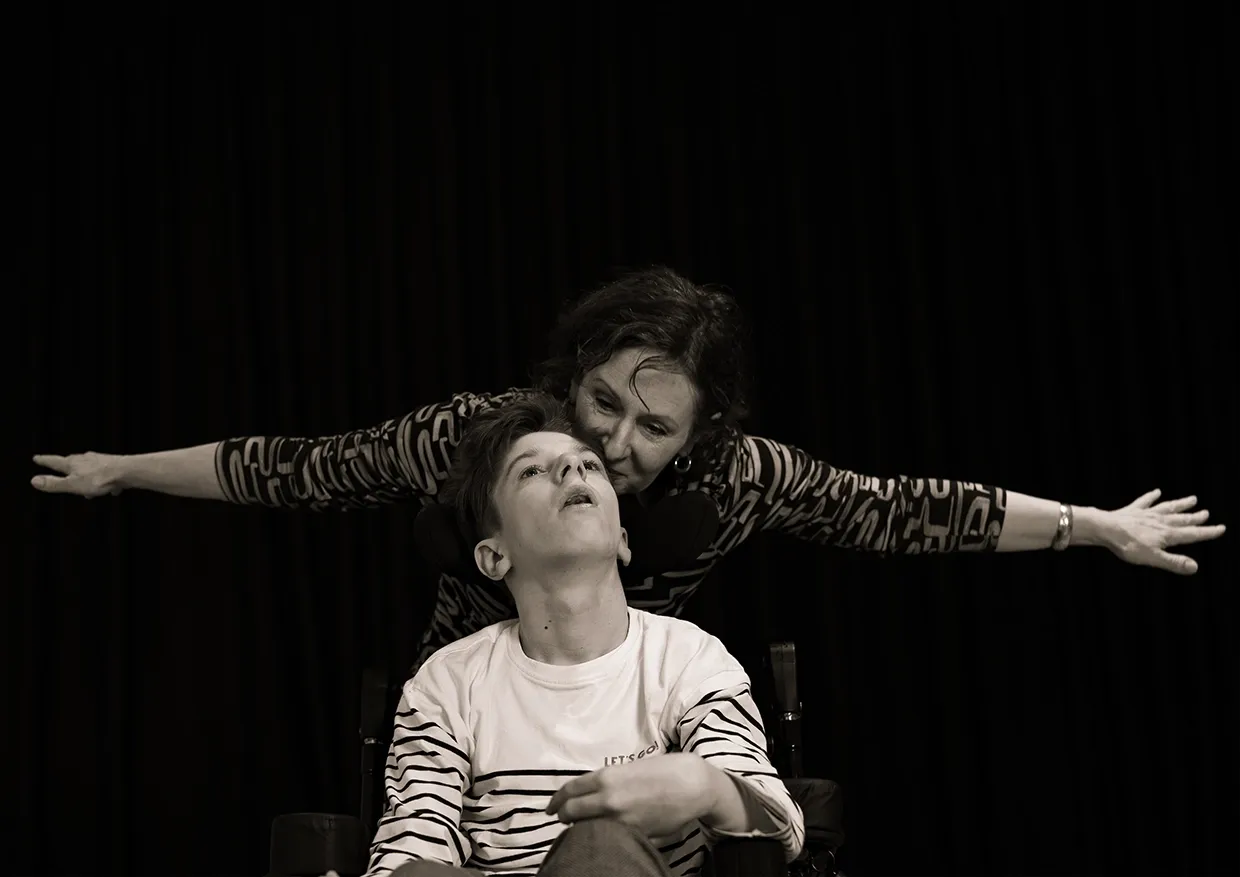 Photograph of Risa and Miles