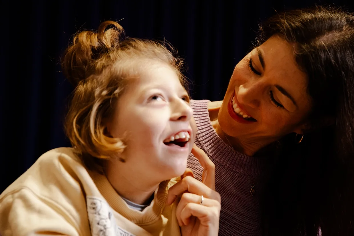 Photograph of Rocío and Isabel