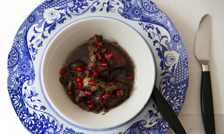 Romania - Medieval Chicken with Pomegranate