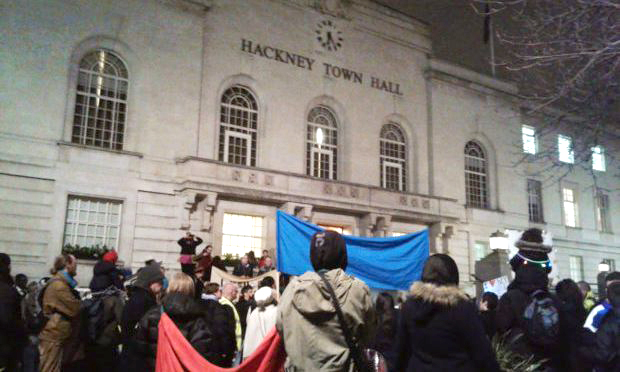 Children protest SEND changes outside Hackney Town Hall