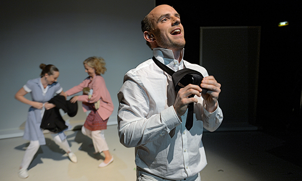 Jake Ferretti in the play Sleepless, on at Shoreditch Town Hall until 14 September