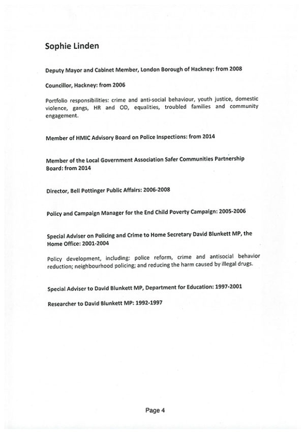 You’re hired! Sophie Linden accepted as London’s deputy mayor for policing and crime despite