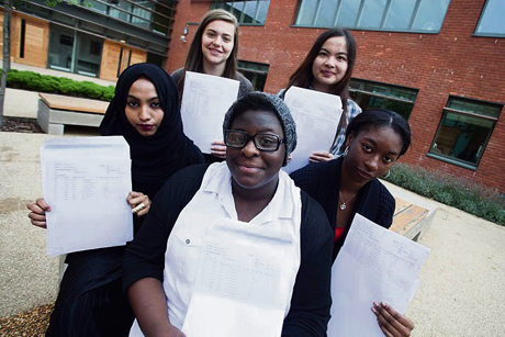 Hackney students celebrate their A level results