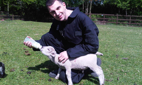 Tim Westwood and lamb 001 Radio 1 DJ Tim Westwood and lamb at Hackney City Farm