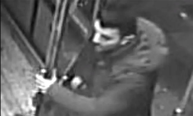 First suspect enters the restaurant