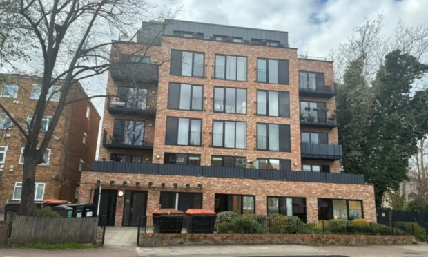 Upper Clapton Road block of flats.