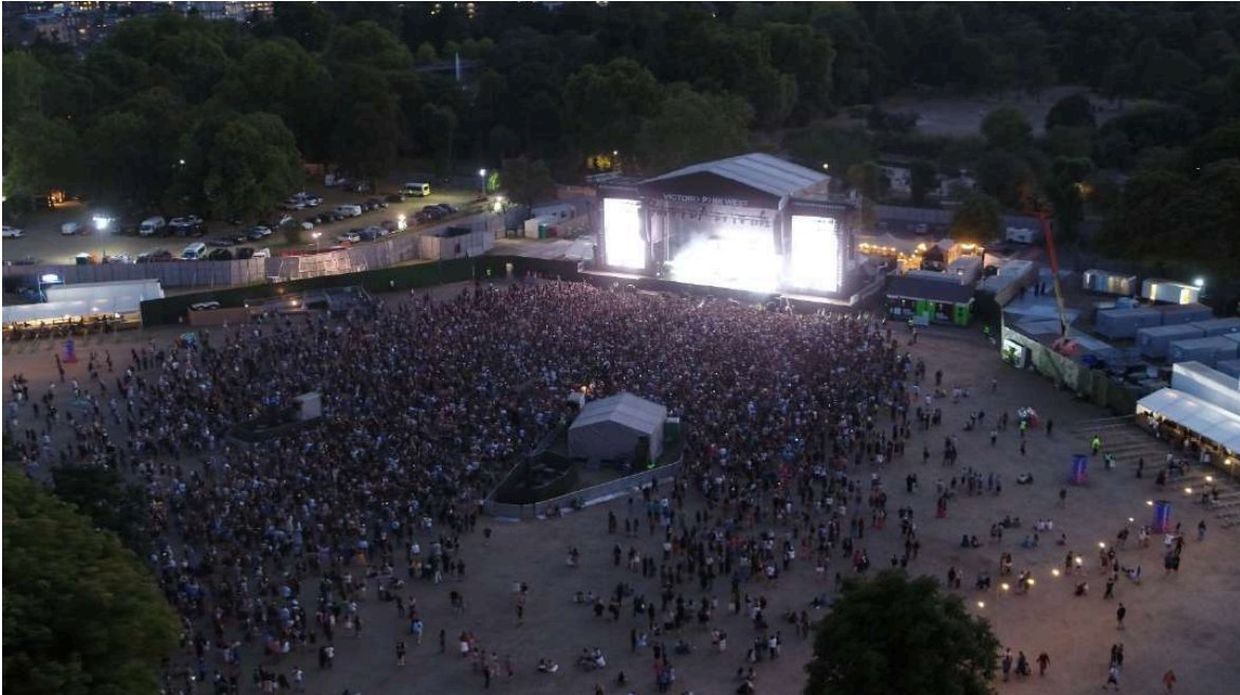 Photograph of a Victoria Park festival