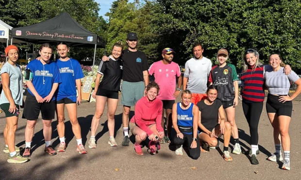 Waking Dreams ahead of their 10km in Victoria Park, Sunday 21 September