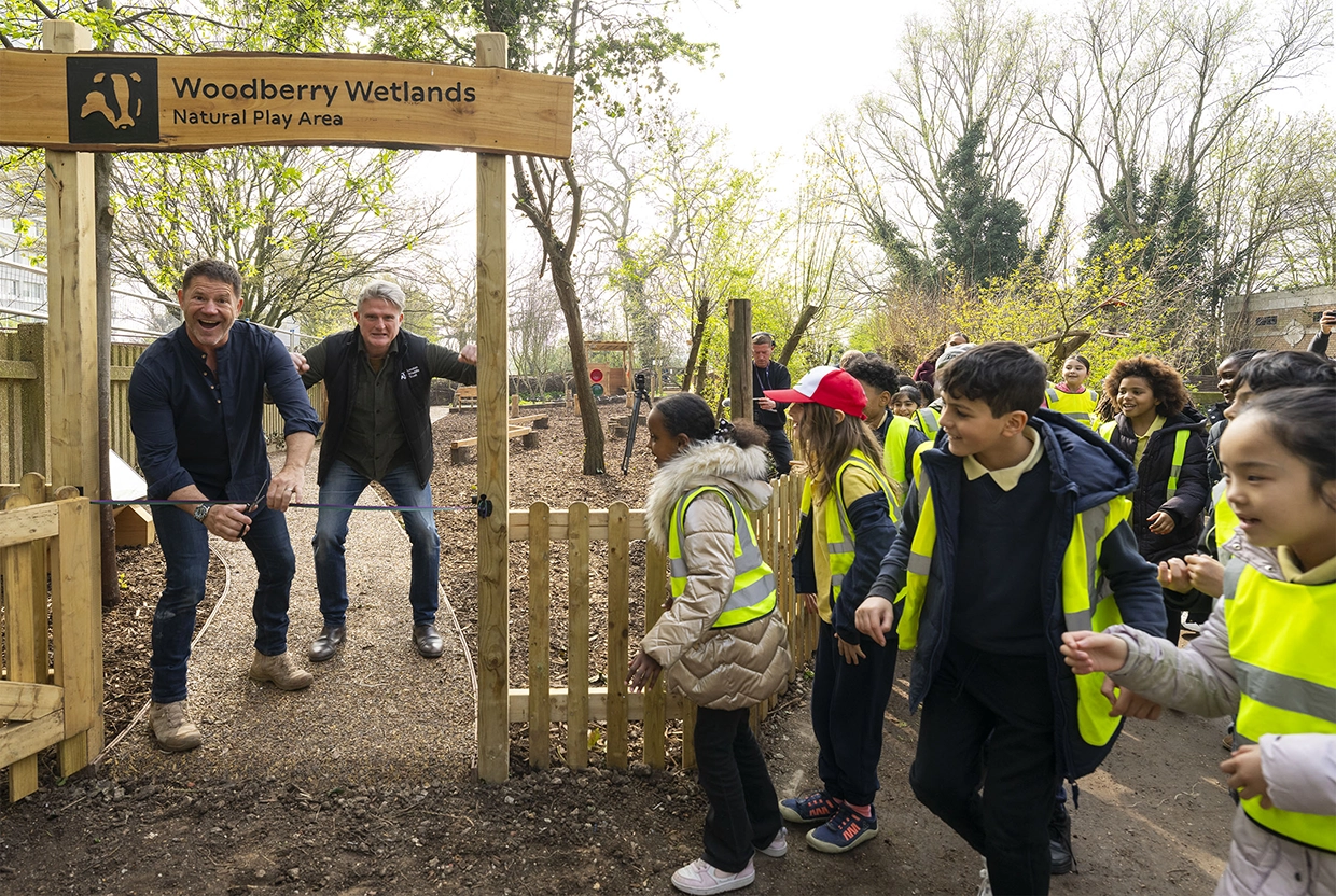 Steve Backshall at Woodberry Wetlands