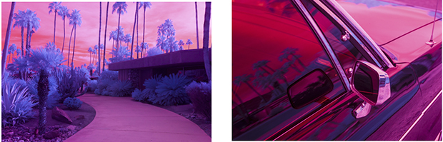 (L) Dream Home by Kate Ballis. Photography, edition of 8. 103 x 153cm. £4,000. ARTITLEDcontemporary. (R) Dodge by Kate Ballis. Photography, edition of 8. 103 x 153cm. £4,000. ARTITLEDcontemporary