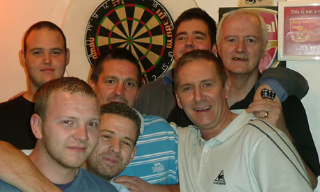 albion darts team P1020620 001 Captain Gordon Rodger and his darts team at The Albion pub, 94 Goldsmith’s Row E2